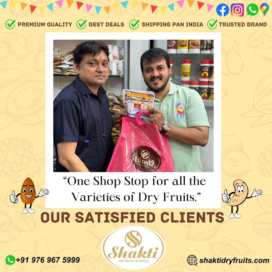 What Our Customers Are Saying: Shakti Dry Fruits Reviews & Testimonials - Shakti Dry Fruits