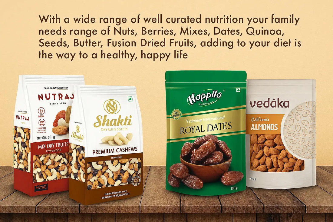 Best Dry Fruits Brand in India (2025): Top 10 Picks for Purity, Taste & Trust - Shakti Dry Fruits