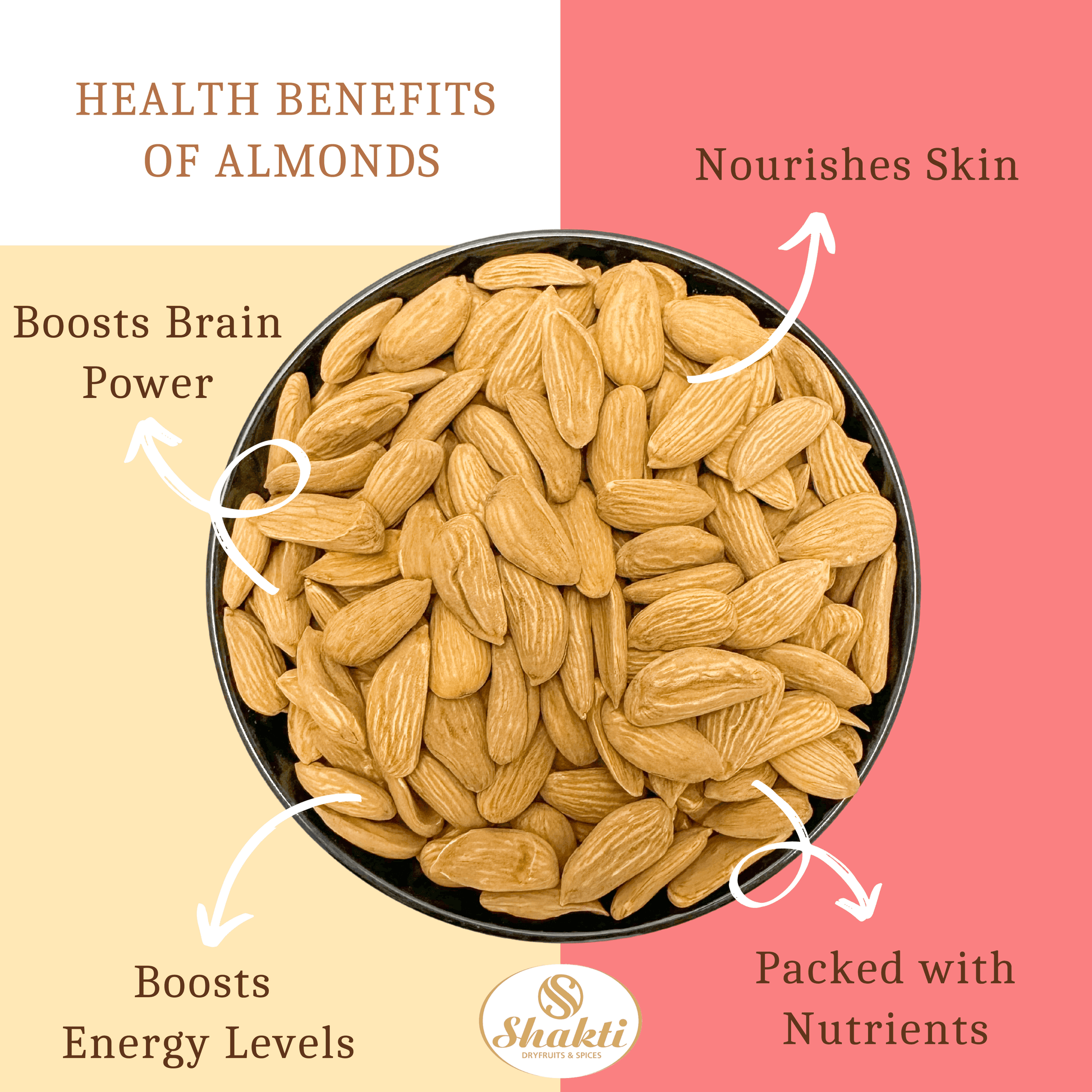 Mamra Almonds Medium - Shakti Dry Fruits