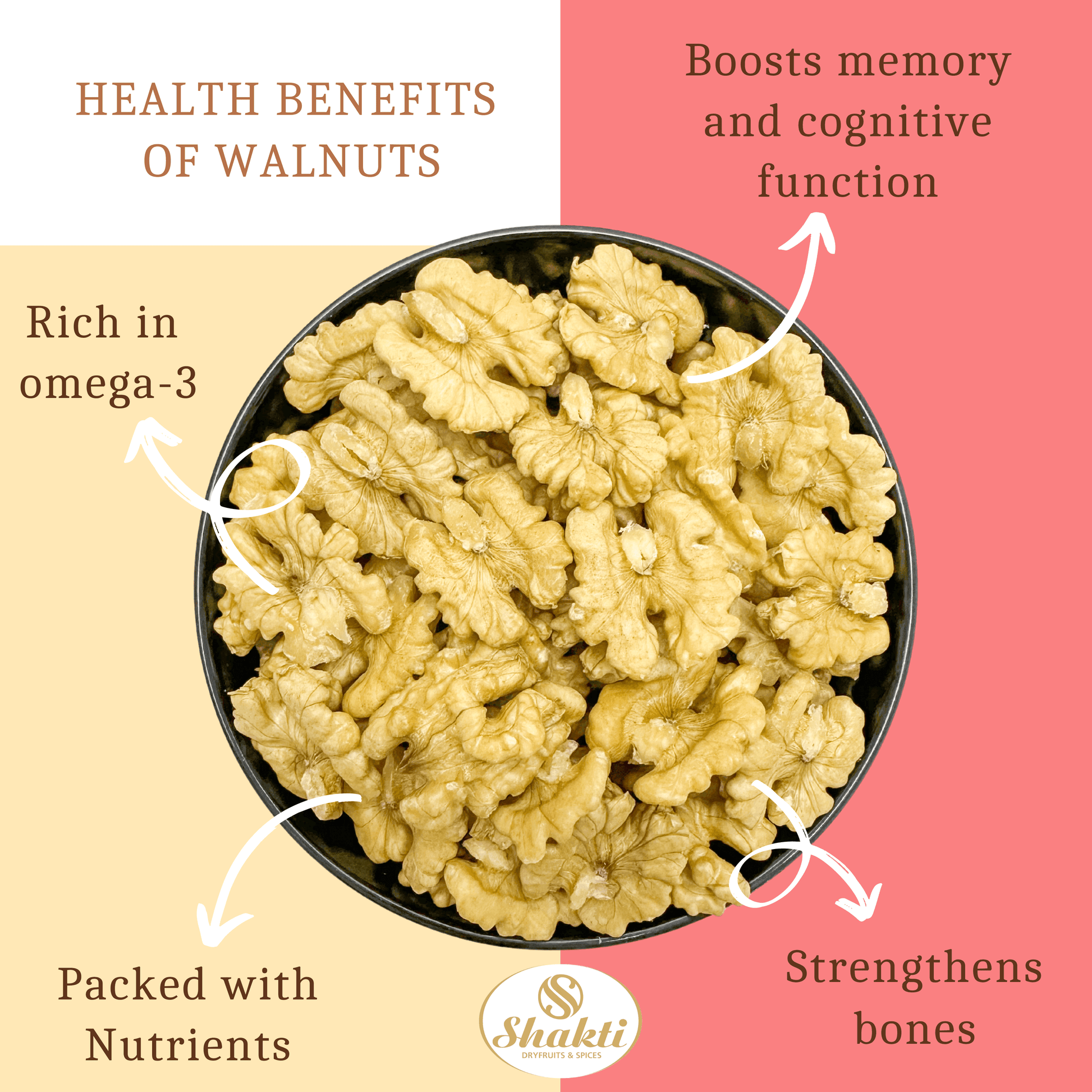 Walnuts Big - Shakti Dry Fruits