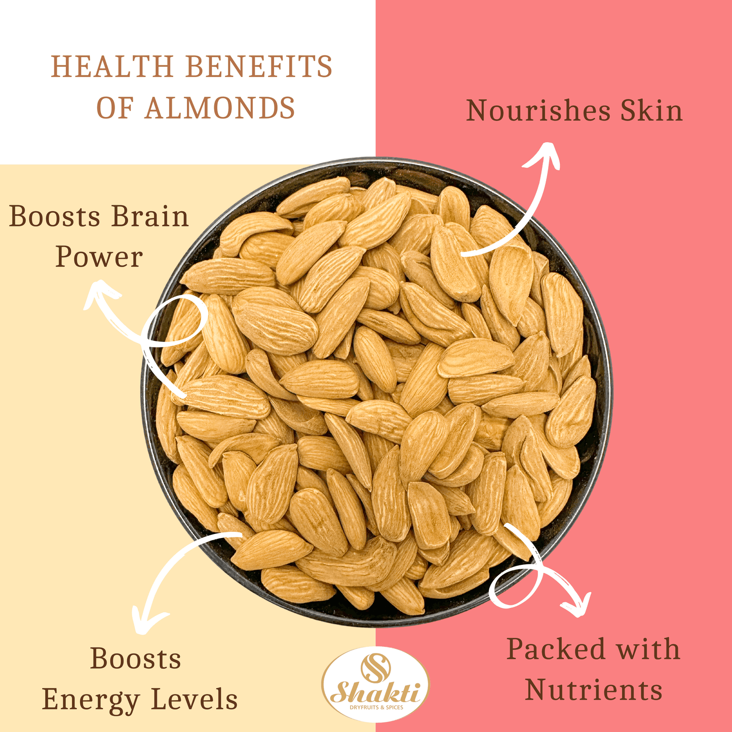 Mamra Almonds Large - Shakti Dry Fruits