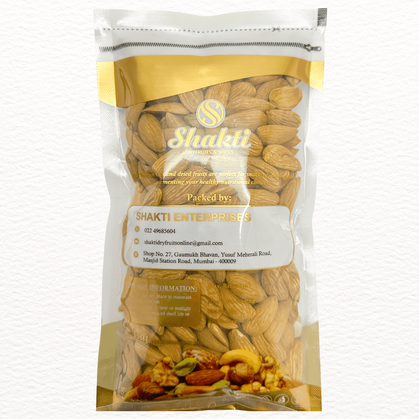 Mamra Almonds Jumbo - Shakti Dry Fruits