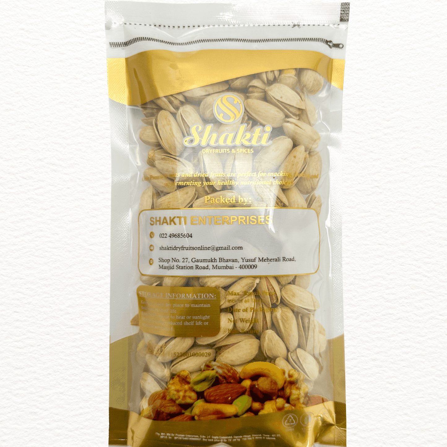 Roasted Pistachios Jumbo - Shakti Dry Fruits