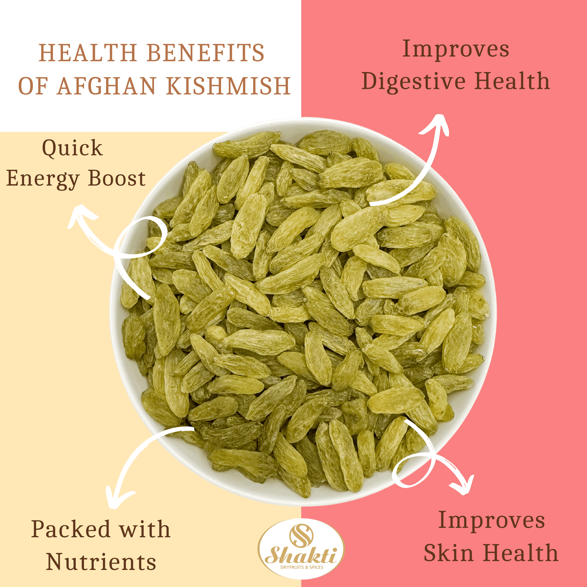 Afghan Raisins Jumbo - Shakti Dry Fruits