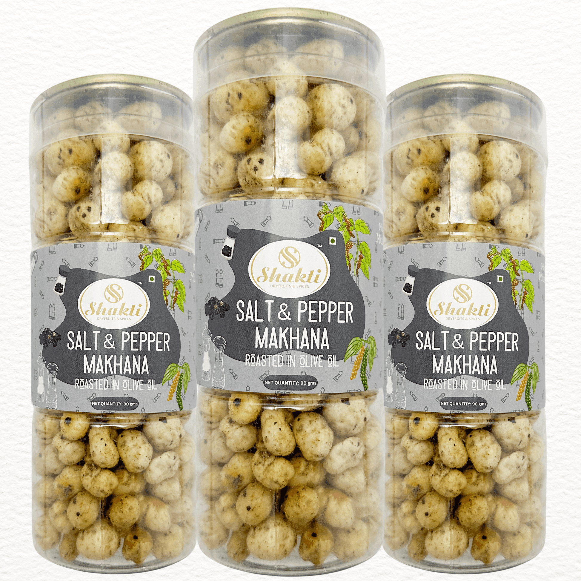 Salt and Pepper Makhana - Shakti Dry Fruits