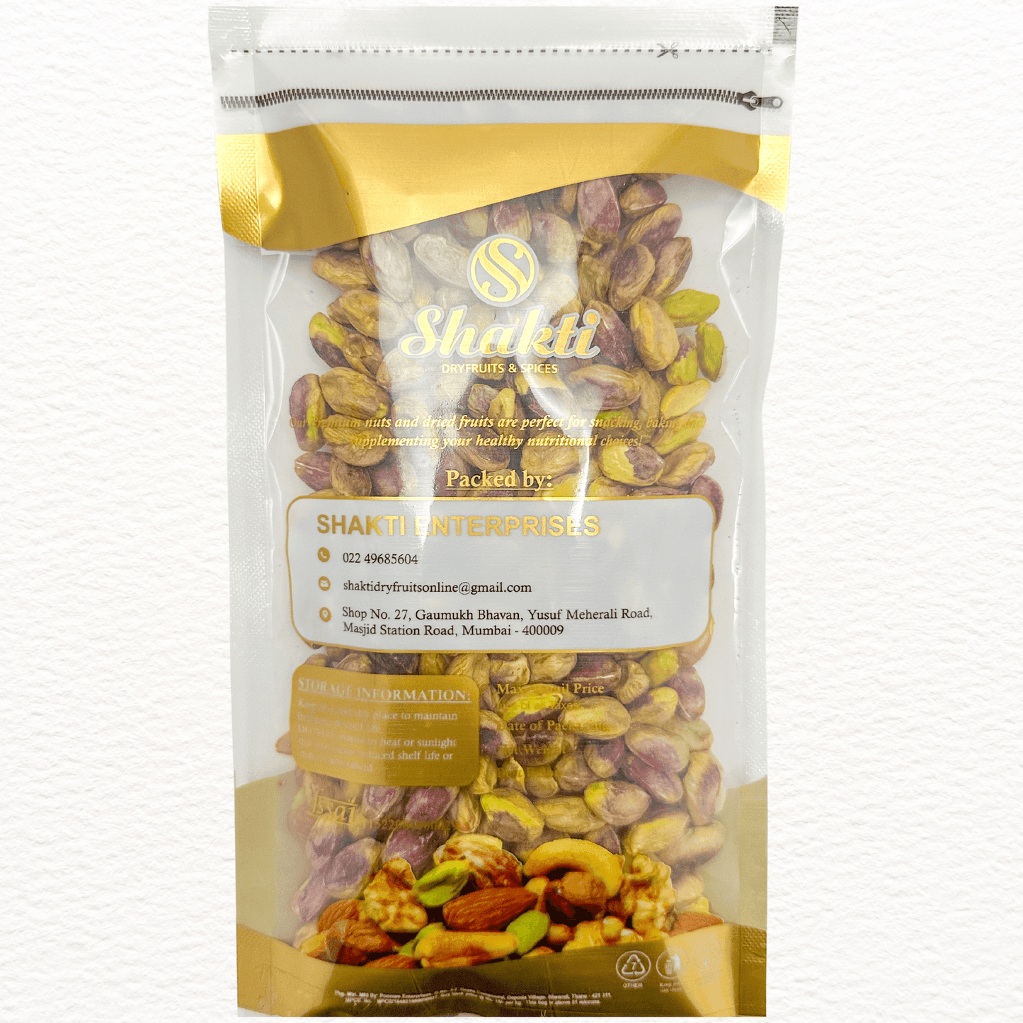Plain Pistachios Big - Shakti Dry Fruits