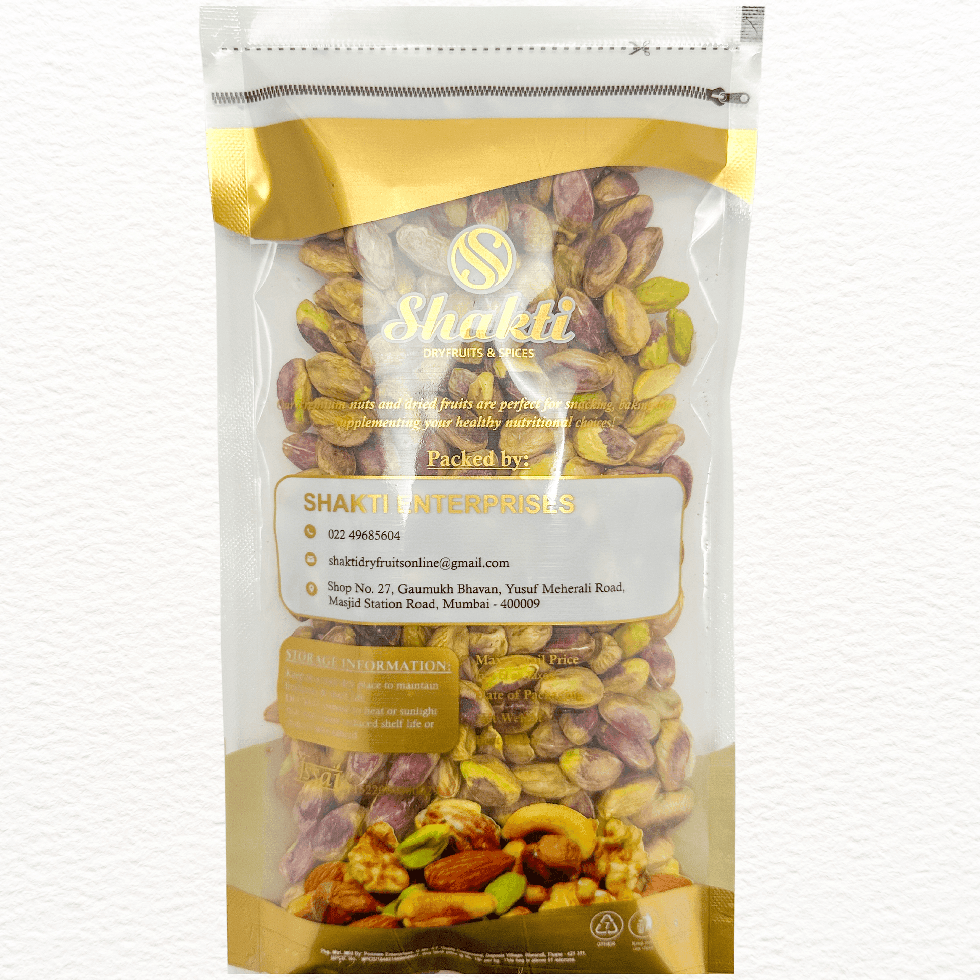 Plain Pistachios Big - Shakti Dry Fruits