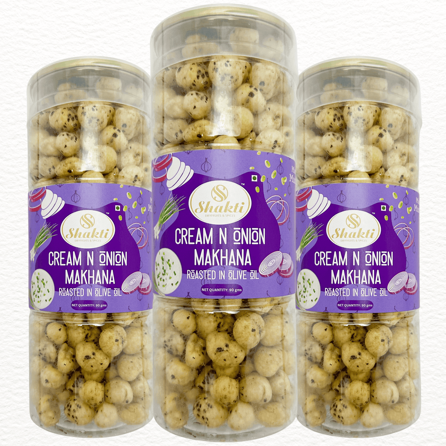 Cream and Onion Makhana - Shakti Dry Fruits