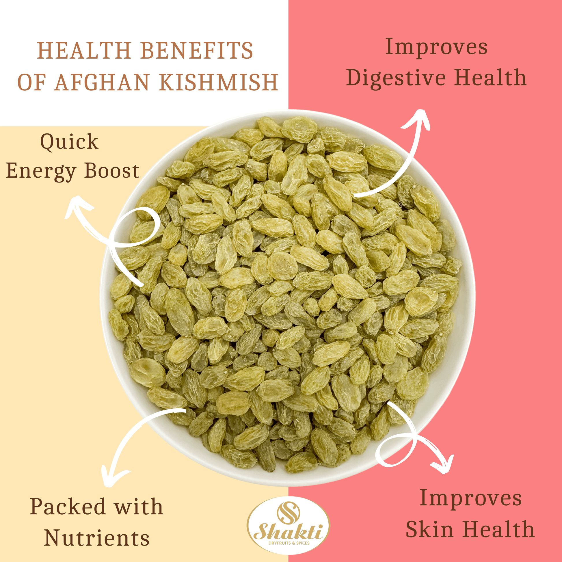 Afghan Raisins Small - Shakti Dry Fruits