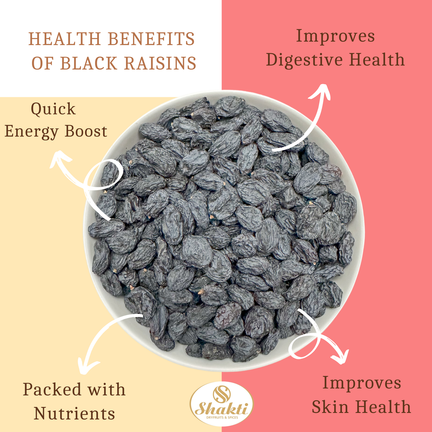 Black Raisins Medium (Seedless)